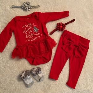 0-3 months Christmas outfit